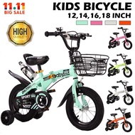 【ongaoyon】Children Bicycle Foldable Bicycle 2-4-6-8-10 Year Old Children's Bicycle 12/14/16/18 Inch Kid Bike Student Bicycle d311
