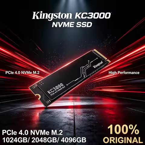 Kingston KC3000 PCIe 4.0 NVMe SSD-1TB/2TB/4TB M.2 2280 High Performance 100% Original Solid State Dr