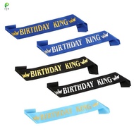 [ikn] Birthday King Sash for Men Boy Happy 16th 18th 20th 30th Birthday Party Decor [TH]