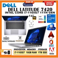 DELL LATITUDE 7420 Silver | Intel Core i7-1165G7 11th Generation | 16GB RAM 1TB SSD | Premium Busine