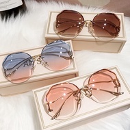 Korean sunglasses for women UV400 anti radiation glasses aesthetic sunglass shades for women