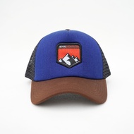 Zarventure Topi Trucker 89 Navy Coklat Jaring Busa Trucker Hat