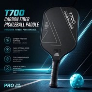 Black T700 Carbon Pickleball Paddle Set 16mm, High Performance Racket Set Paddle Pickleball Karbon H