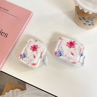 Painted Flowers Cute Airpods Case Airpods Pro 2 Case Airpods Gen3 Case Silicone Airpods Gen2 Case Airpods Cases Covers