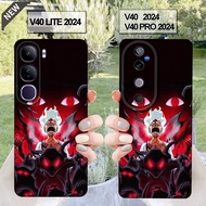 Vivo V40 case and Vivo V40 Pro case and Vivo V40 Lite case _Clear Black Flexible Silicone case