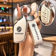 For MG4 2023 Ev MG6pro HS GT ZX ZS EV MG5 MG6 3 Buttons TPU Fob Key Cover Case Keychain Protector Ac