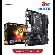 GIGABYTE B360M D3H SOCKET 1151 MOTHERBOARD