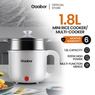 Gaabor Mini Rice Cooker Multi Cooker Double Layer Rice Cooker With Steamer Non-Stick1.5L/1.8L/2L