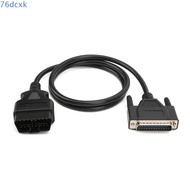 76DCXMY OBD2 to DB25 Main Cable, ABS&Brass 59.06in150cm Diagnostic Extension Cord, Replaceable Male 