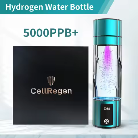 300ml 5000ppb Hydrogen Water Bottle 7.83Hz Schumann Resonance Activated Water Technology UV-C Cleani