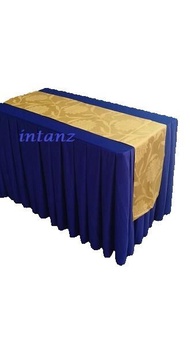 Table runner Jacquard 9ft yellow 1pc