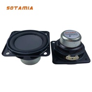 SOTAMIA 2Pcs 2 Inch Full Range Speaker 4 Ohm 10W Hifi Music Auido Bass Loudspeaker DIY Mini Portable