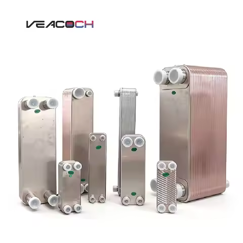 Copper Brazed Plate Heat Exchanger For Refrigerant R22 R404A R410A Condenser & Central Heating