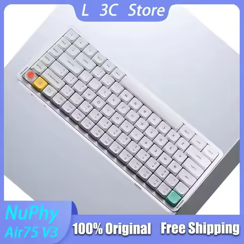 NuPhy Air75 V3 Wireless Mechanical Keyboard Tri Mode Hot Swap 1000Hz 4000mAh Long Endurance Office G