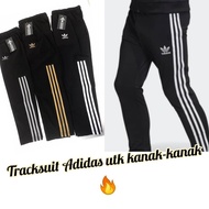【KANAK2】Tracksuit Budak AD Line Bawah AD tiga line tracksuit seluar sport AD seluar sukan tracksuit 