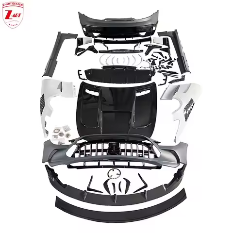 Z-ART R190 AMG GT Black Series Body Kit for Mercedes Benz AMG GTS PP+Dry Carbon Fiber Body Kit AMG G
