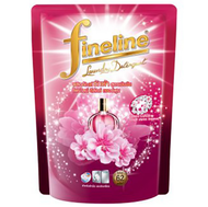 น้ำยาซักผ้า Fineline ไฟน์ไลน์ ดีลักซ์เพอร์ฟูม ชมพู 1400 มล.