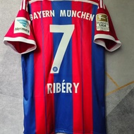 NEW imported 2025 14-15 Bayern Home Vintage Jersey No. 10 Robben No. 7 Ribery Classic Football Unifo