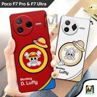 Case poco F7 Pro 5G & poco Latest Ultra 5GF7 2025 One Piece Motif | SoftCase hp poco F7 Pro 5G & poc