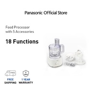 PANASONIC MK-F310 FOOD PROCESSOR WITH 5 ACCESSORIES FOR 18 FUNCTIONS MK-F310WSK