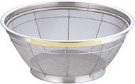 Endo Shoji TKG AZL4735 Commercial Use, Mammoth Color, Shallow Colander, 14.8 inches (37.5 cm), Yello