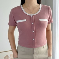 ENMEI Sunnie Blouse 901 - Crop Top - Latest Women's Tops - Trendy Women's Tops - Women's Crop Tops -