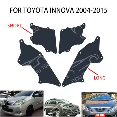 For TOYOTA INNOVA 2004 2005 -2015 53885-0K010 53735-0K010 Splash Shield Mud Flaps Guards Fender Line