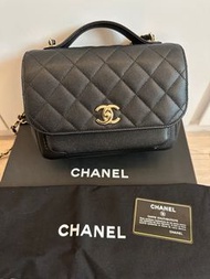 Chanel Business Affinity Medium (Black caviar) 魚子醬黑色淡金扣
