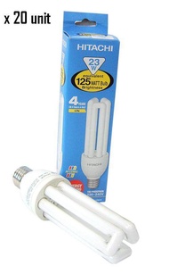 HITACHI EFH23/WW 23W E27 3U PLCE BULB (WARM WHITE) x 20unit