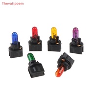 [Thevatipoem] 10PCS T5.5 Led Bulb W1.2WCar Interior Lights Dashboard Heating Indicator Wedge Auto In