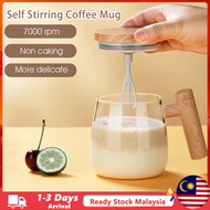 (Malaysia Stock) Self Stirring Coffee Mug with Handle 400ml Electric Stirring Mug 7000rpm High Speed