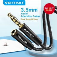 Vention Audio Extension Cable Male to Female 3.5mm Aux Jack for Headphones, Mic, MP3, MP4 Player, Ta