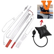 [jss6053]Car Door Lock Out Emergency Open Unlock Key Tools Kit + Black Air Pump Universal