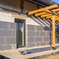 2Pcs 2X2 Square Fence Pole Flange Base Pergola Post Base Brackets KitHeavy Duty Wall Mount Post Anch