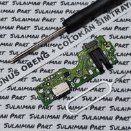 Flexible Full IC Charger Board Infinix Smart 8 X6525 Hot 40i X652B Mic Hf IC Bonus Screwdriver + Sim