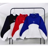 Jacket thick, soft pe felt, 2-layer hat of the same color embroidered with the word VESTUES, beautif