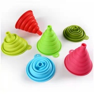 Oil Filter Funnel Foldable Silicone Funnel Food Grade Folding Funnel