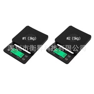 Kitchen Coffee Scale 3kg 5kg Precise Electronic Timing Coffee Scale Household Food Gram Weight Platf