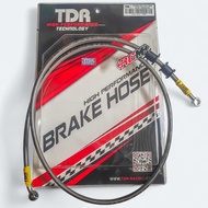 BRAKE HOSE TDR 51 INCH 51INCH 51IN 130CM 130 CM BLACK CARBON BLACK CARBON SILVER TITANIUM ORIGINAL G