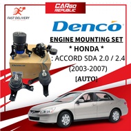Denco Honda Accord SDA 2.0 / 2.4 (2003-2007) [Auto] Engine Mounting Kit Set Original Made In Malaysi