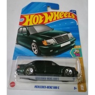 Hotwheels Mercedes-Benz 500E Metallic Green 25C
