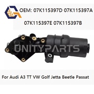 Car Engine Oil Filter Housing For Audi A3 TT Volkswagen Golf Jetta Beetle Passat 07K115397D 07K11539