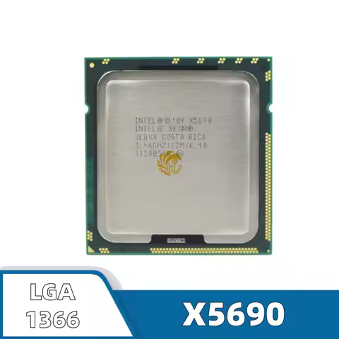 X5690 3.4GHz 6-Core 12-Thread CPU 130W LGA 1366