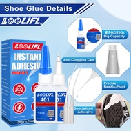 1-2 Kotak 20g 401 Gam Super Gam Pembaikan Kasut Universal Kalis Air Kuat, Gam Cyanoacrylate Cepat Ke