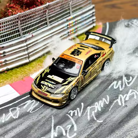 MINIGT 1:64 S15 Silvia Top Secret D1GP diecast model cars
