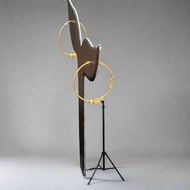 22k / 916 Gold Bar Bead Loop Earring by Best Gold Shop