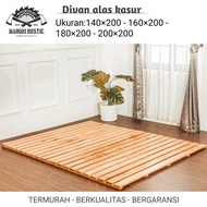 divan alas kasur minimalis dipan tempat tidur divan kayu size L
