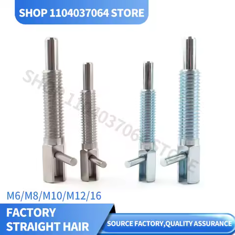 Factory Outlet Stainless/Carbon Steel L-Handle For Index Holes VCN233 M6/8/10/12/16 Indexing Plunger