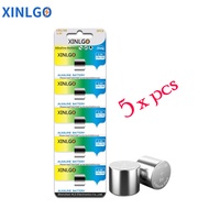 5 Pcs of Xinlgo CR 1/3N Single Use 3 Volt Lithium Battery Garmin Pedal Battery