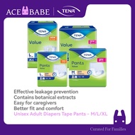[Carton Sale]TENA Value Unisex Adult Diapers Tape Pants M/L/XL size